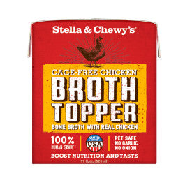 Stella & Chewy's Cage Free Chicken Broth Food Topper for Dogs