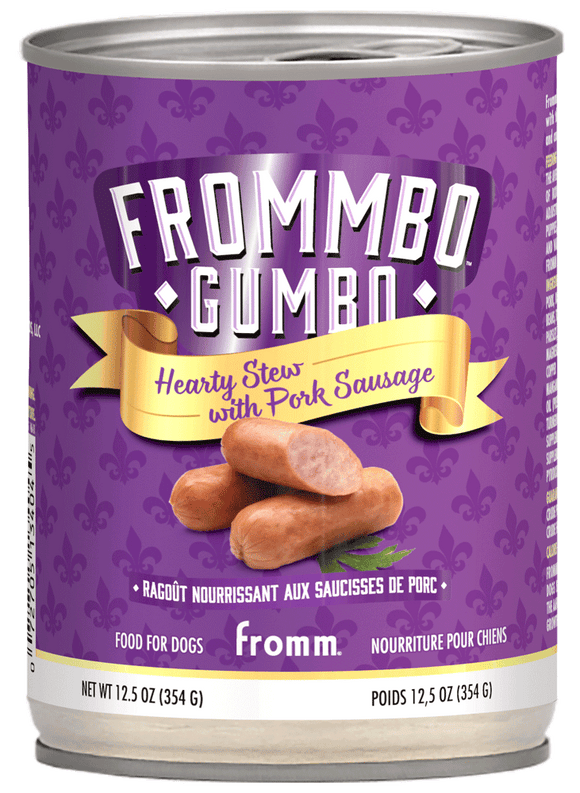 Fromm Frommbo™ Gumbo Hearty Stew with Pork Sausage Dog Food (12.5 oz Single Can)