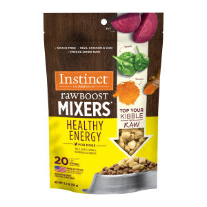 Instinct Raw Boost Mixers Healthy Energy Freeze-Dried Dog Food Topper