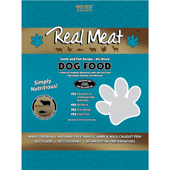 The Real Meat Air-Dried Lamb & Fish Dog Food