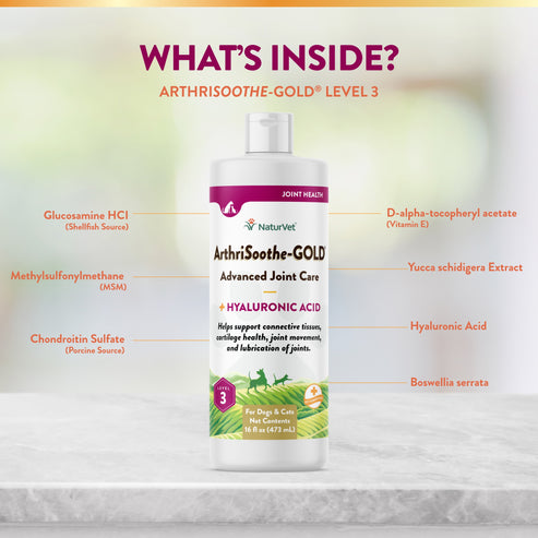 NaturVet ArthriSoothe-GOLD® Advanced Joint Care Liquid