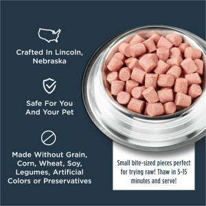 Nature's Variety Instinct Raw Frozen Lamb Bites Dog Food