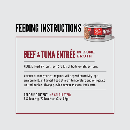 ACANA Chunks & Shreds Beef & Tuna Entrée Wet Cat Food