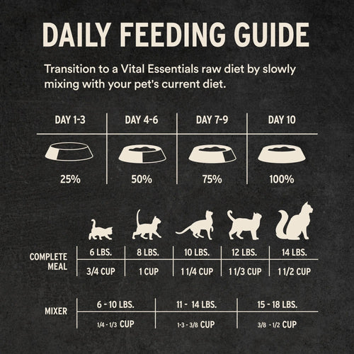 Vital Essentials Freeze-Dried Raw Protein Beef & Chicken Soft Nibs Meal or Mixer Cat Food