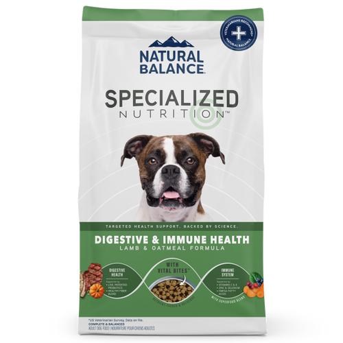 Natural Balance Digestive & Immune Health Lamb & Oatmeal Formula Dry Dog Food