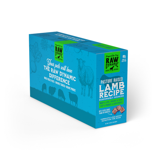 Raw Dynamic Frozen Raw Lamb Formula For Dogs