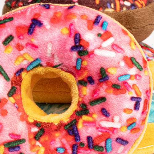 fabdog Box of Doughnuts Dog Toy
