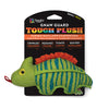 Spunky Pup Neon Tough Plush Lizard Dog Toy