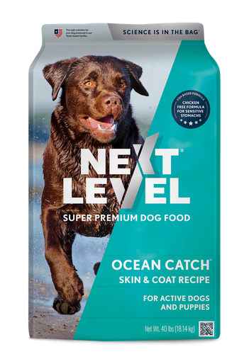 Next Level Ocean Catch Skin & Coat Recipe For Active Dogs and Puppies