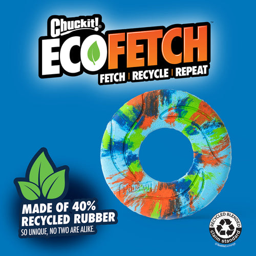 Petmate Chuckit! EcoFetch Recycled Rubber Flyer