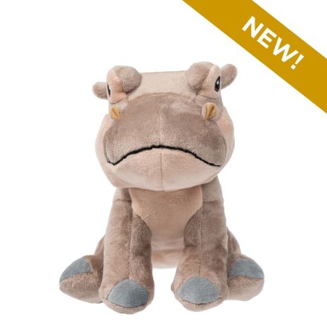 Tall Tails Hippo with Squeaker Dog Toy