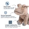 Tall Tails Hippo with Squeaker Dog Toy