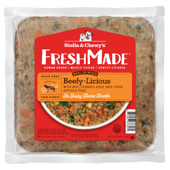 Stella & Chewy's FreshMade Beefy-Licious Gently Cooked Dog Food