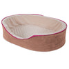 Petmate Aspen Pet Plush/Suede Oval Lounger (Small)