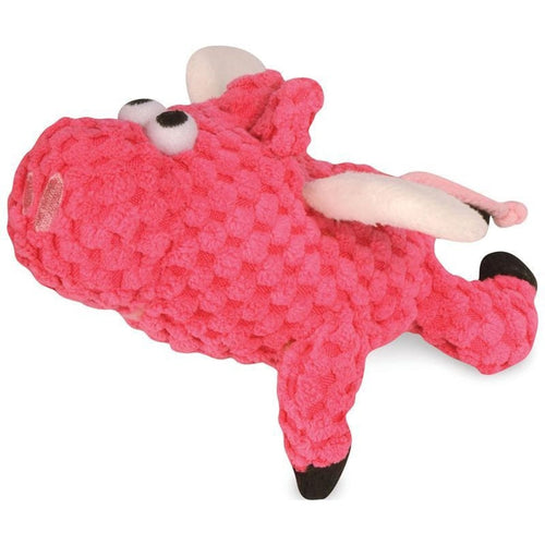 GODOG JUST FOR ME FLYING PIG DOG TOY (PINK)